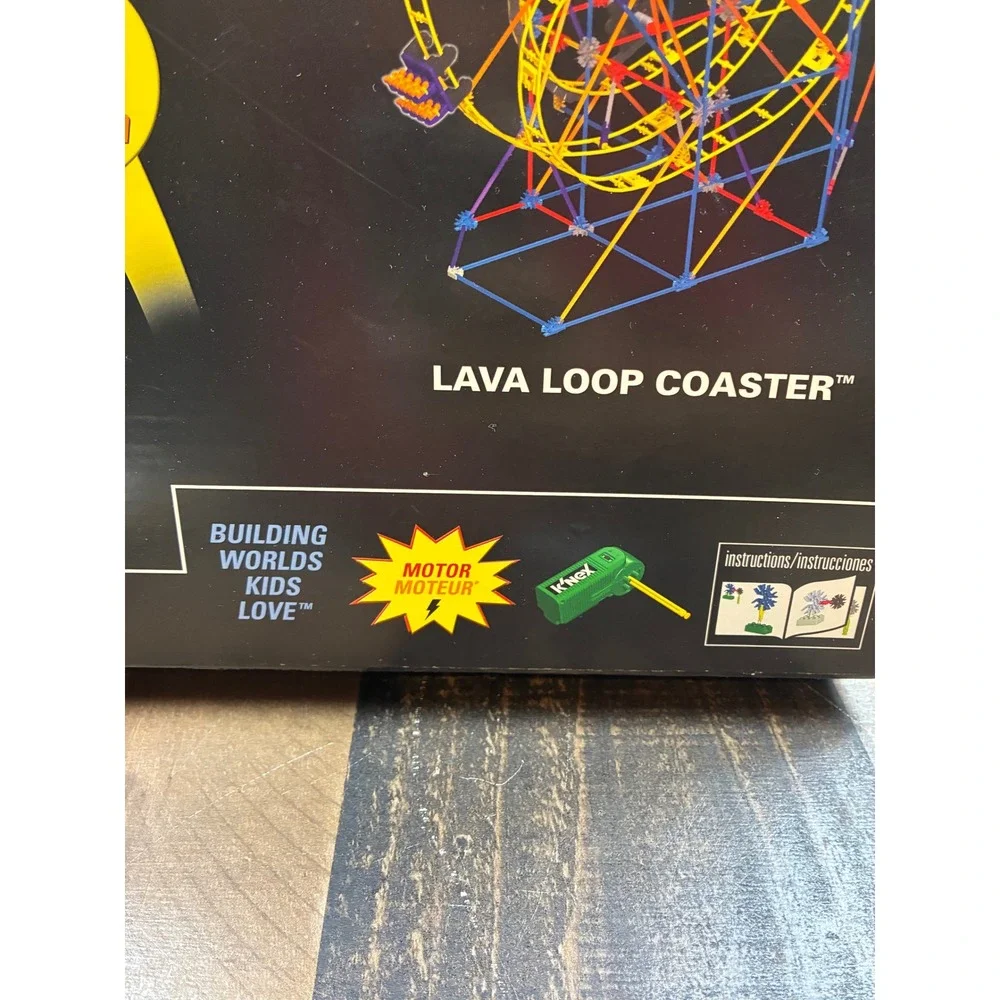 K'NEX Firestorm Freefall Coaster Building Set 674pc Motorized Ages 9+ New Sealed